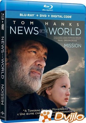 Скачать Новости со всех концов света / News of the World (2020/БДРип/1