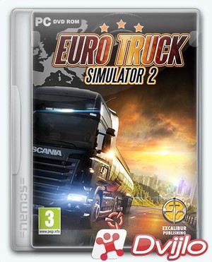 Скачать Euro Truck Simulator 2 / С грузом по Европе 3 (2012) (Рус/Мног