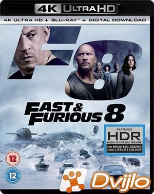 Скачать Форсаж 8 / The Fate of the Furious (2017) UHD БДРемуx/2160p/4K